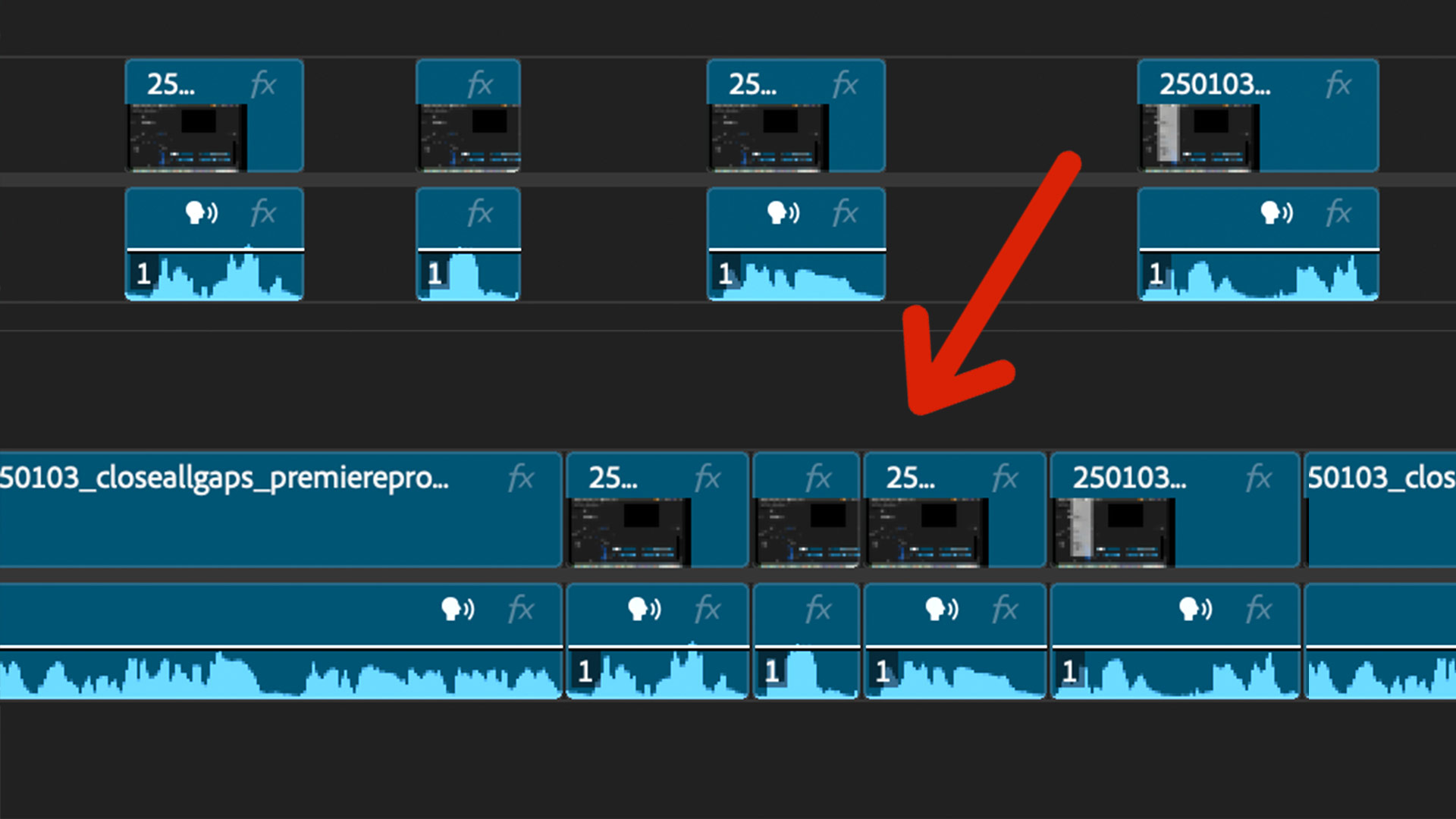 How to Close All Gaps with One Click – Adobe Premiere Pro Tutorial