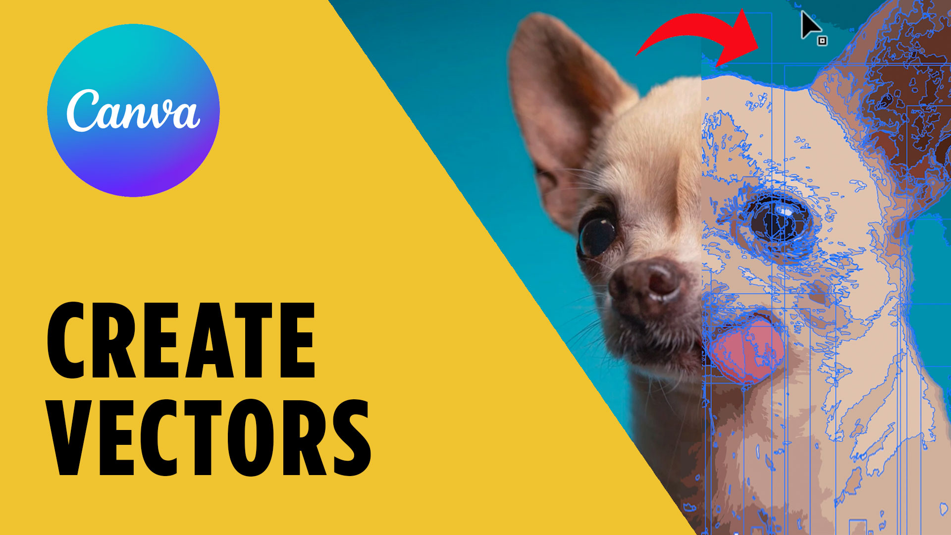 How to Convert a Raster Image to a Vector in Canva