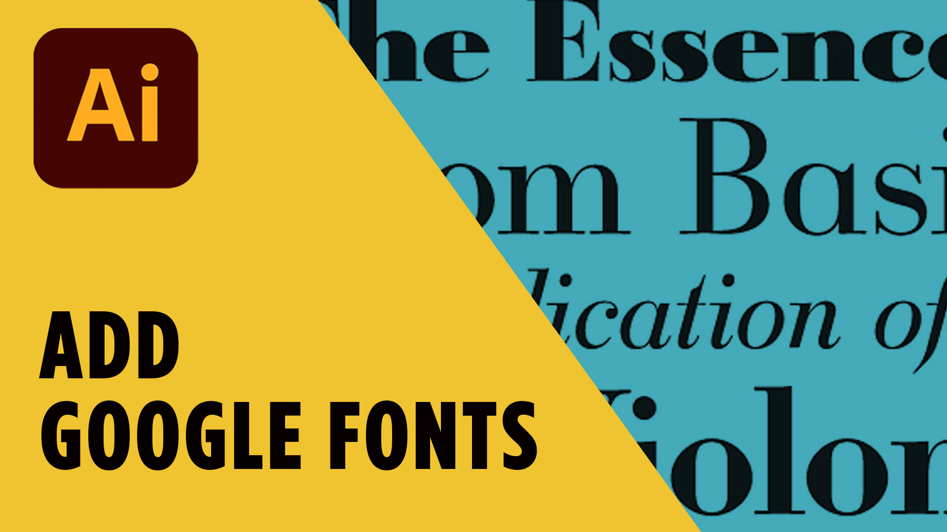 How to Add Google Fonts to Adobe Illustrator (Step-by-Step)